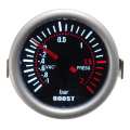 2 Inch 52mm Universal Car Turbo Boost Bar Gauge Pointer Digital LED Display Smoke Len 12V 2A Auto Boost Meter BAR