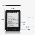 ABDZ -BK-6008 Electronic Paper Book Reader 6.0 Inch Sn E-Book Waterproof E-Book Reader 4G RAM 800 x 600