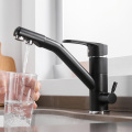 Kitchen Purify Faucets BlackTap 360 Degree Rotation with Water Purification Features Double Handle Mixer Crane WF-0182