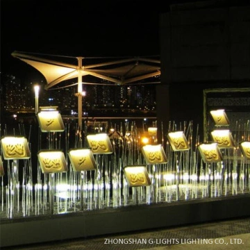 Decorative Fiber Optic Outdoor Floor Lamp China Manufacturer