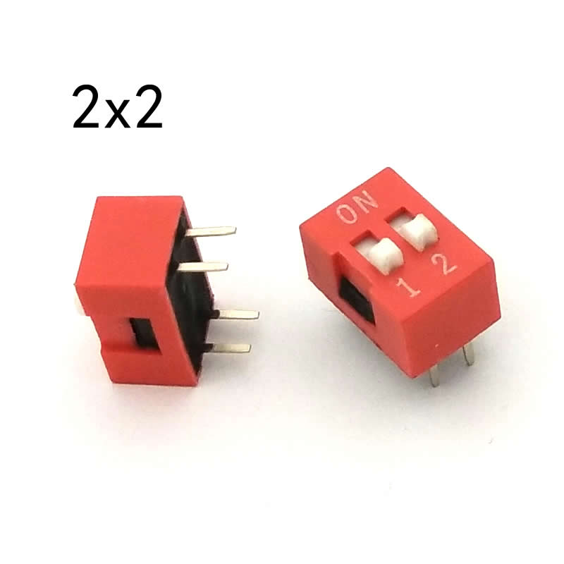 10pcs H026 DIP Slide Switch electric button toggle switches Type Red 2.54 mm Pitch 2 Row 2p 3p 4p 5p 6p 8p 10p power button