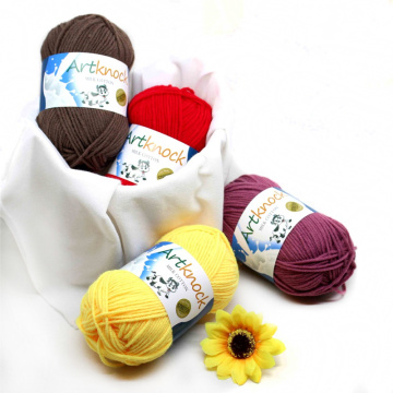 8Pcs Milk Cotton Knitting Yarn Soft Warm Baby Yarn for Hand Knitting Supplies Thickness 2mm Yarn for Knitting Crochet Yarn