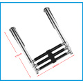 BSET MATEL 3 Steps Boat Stainless Steel 304 Telescoping Folding Ladder Deck Outboard Swim Platform Boat Marine Yacht Accessories