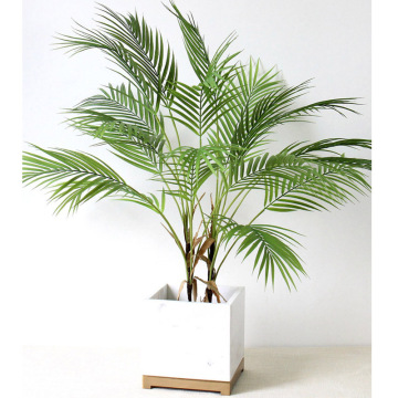 Artificial leaves palm trees Tropical Plastic Plants Fake Green Plant for Garden balcony Home Party Wedding table Decoration
