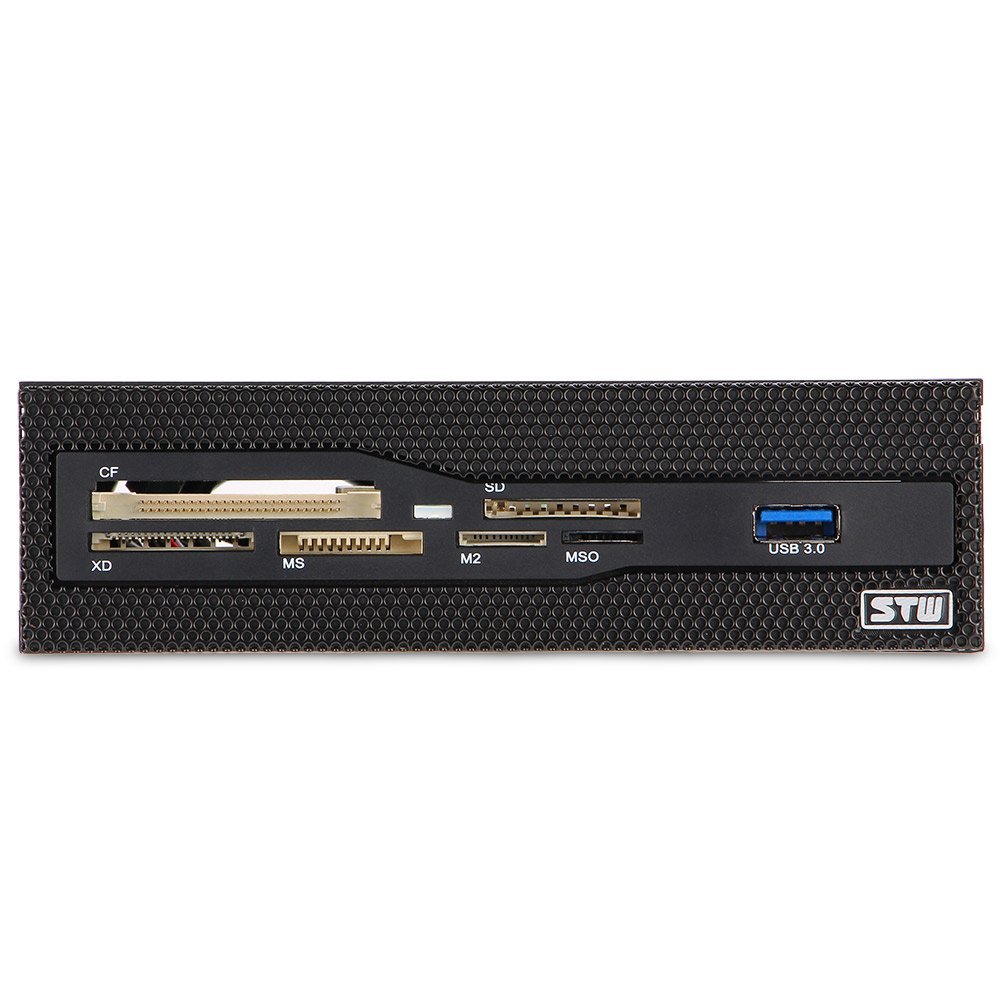 Pc 5.25" Bay Mesh All In one USB Front Panel CF/XD/MS/M2/SD/TF Internal USB 2 .0 Card Reader USB Flash Memory,1 USB 3.0 Port