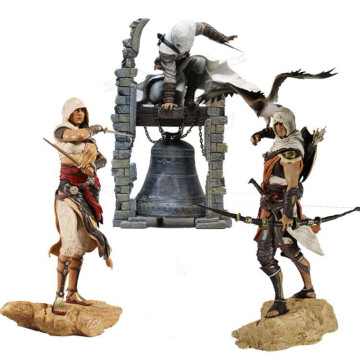 Creed Origini Bayek Aya Altair The Legendary Assassin Figure PVC Brinquedos Action Figure Collectible Model Toys Gifts 28cm