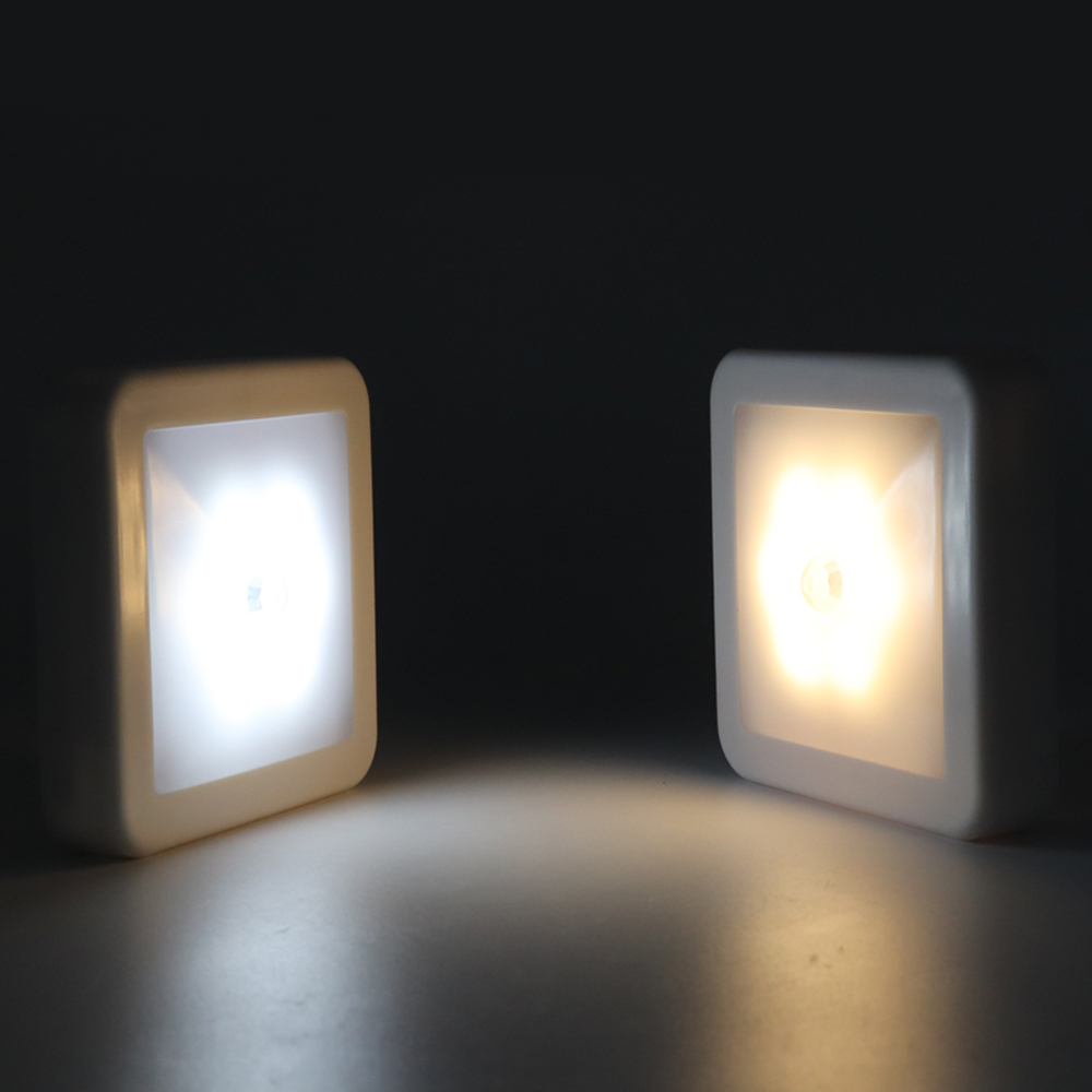 LED night light with smart motion sensor battery power, suitable for baby bedside lamp kitchen bedroom corridor bathroom toilet