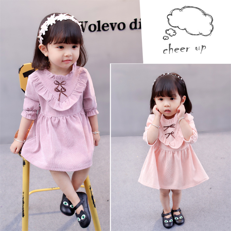 0-3T Kid Girls Princess Baby Dress Newborn Infant Baby Girl Clothes Bow Dot Party Dresses Baby Kid Girl clothes