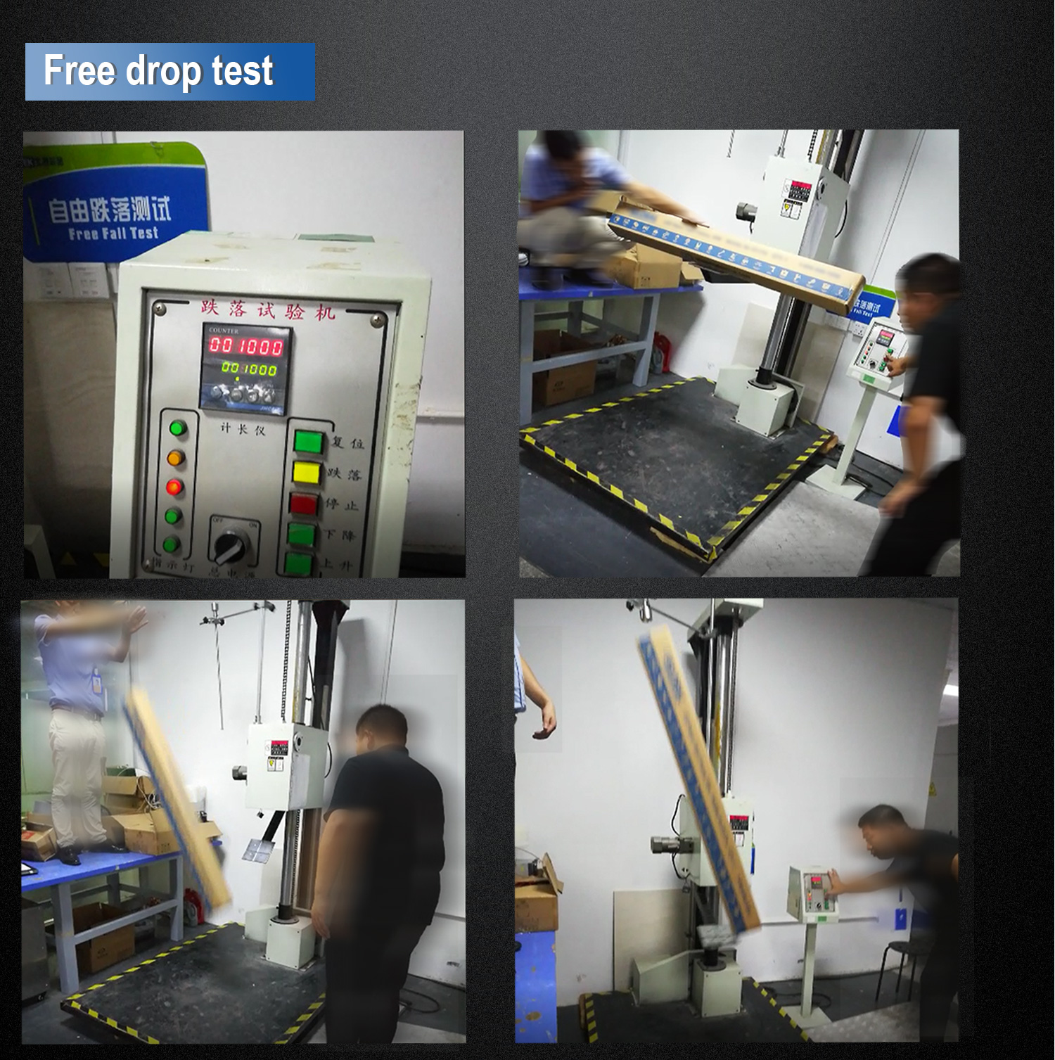 Led TRI-Proof Lights drop test