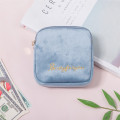 Diaper Sanitary Napkin Storage Bag Canvas Pad Makeup Bag Coin Purse Jewelry Organizer Credit Card Pouch Case Tampon Packaging