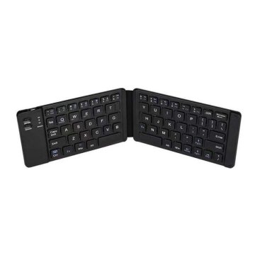 Foldable Mini Keyboard For Mobile Phone Tablet Pad Laptop Smart TV White Black Portable Keypad Windows Android IOS