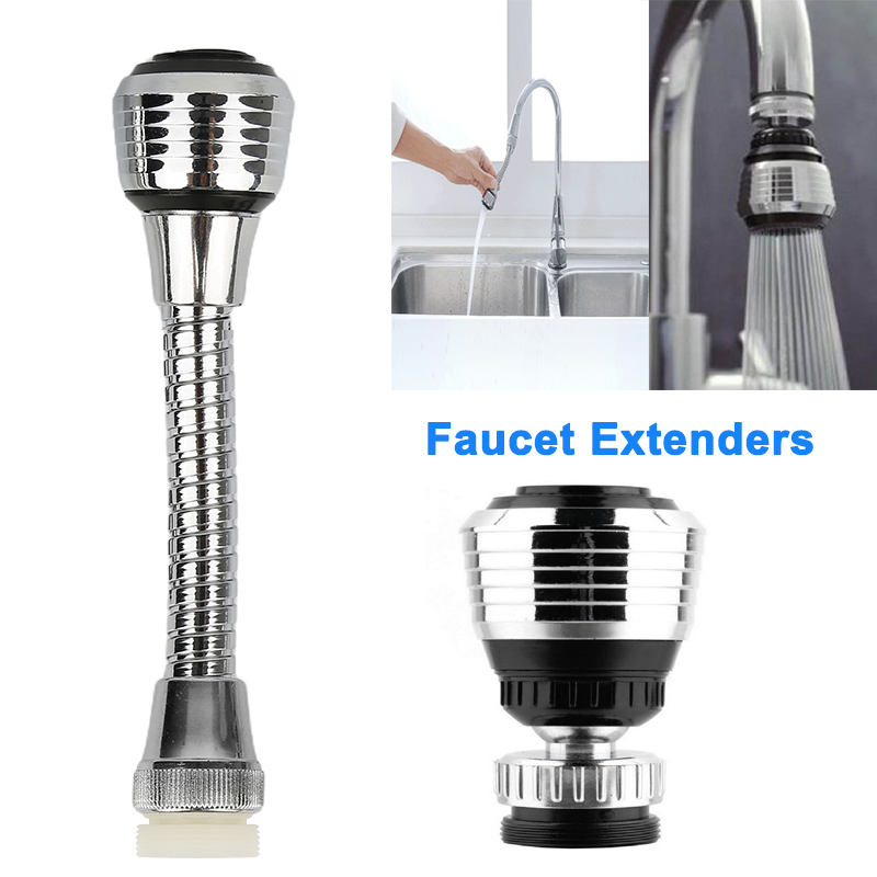 Long Water Saving Kitchen Tap Nozzle For Faucet Aerator 360° Swivel Adjustable Extenders For Bathroom Kitchen home Accessories
