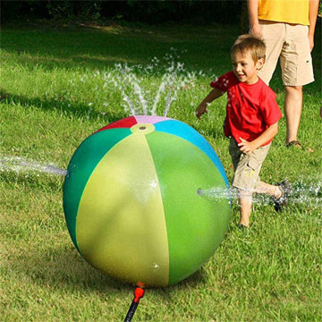 Inflatable Play Jet Ball Summer Outdoor Indoor Garden PVC Spray Beach Ball Funny Party Lawn Game Water Play Equipment