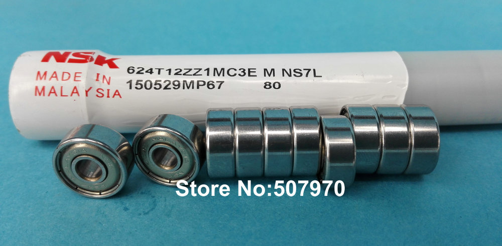 NSK Deep Groove Screw Ball Pulley Bearing 624 13*4*5 for CNC Wire Cut EDM Machine