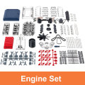 New Simulation Engine Toy V8 Model Kits Puzzle Engines Toys Children Adult Toys High Tech Eight-Cylinder Car Engine Model Toy