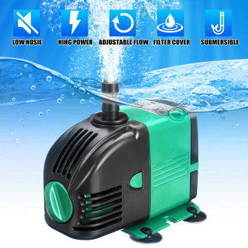 6/14/24/35/52/60/115W Ultra-Quiet Submersible Water Fountain Pump Aquarium Fish Tank Fountain Fish Pond Water Pumps