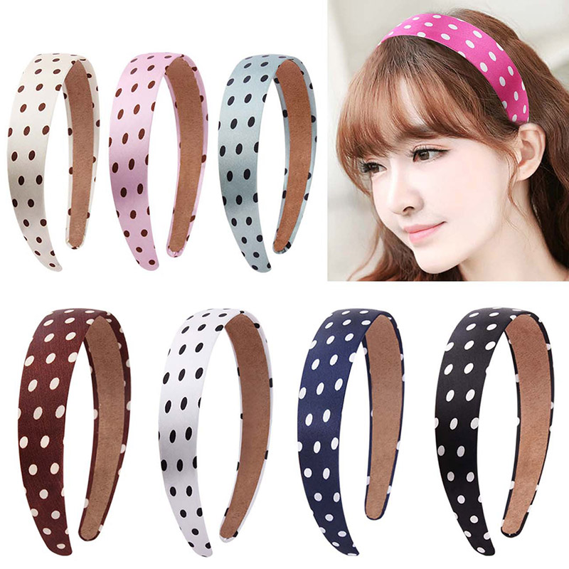 Lady Women Girl Canvas Wide Headband Hair Band Headwear Hairbands Boutique Hair Hoops For Jewelry Tiara Hair Accessories