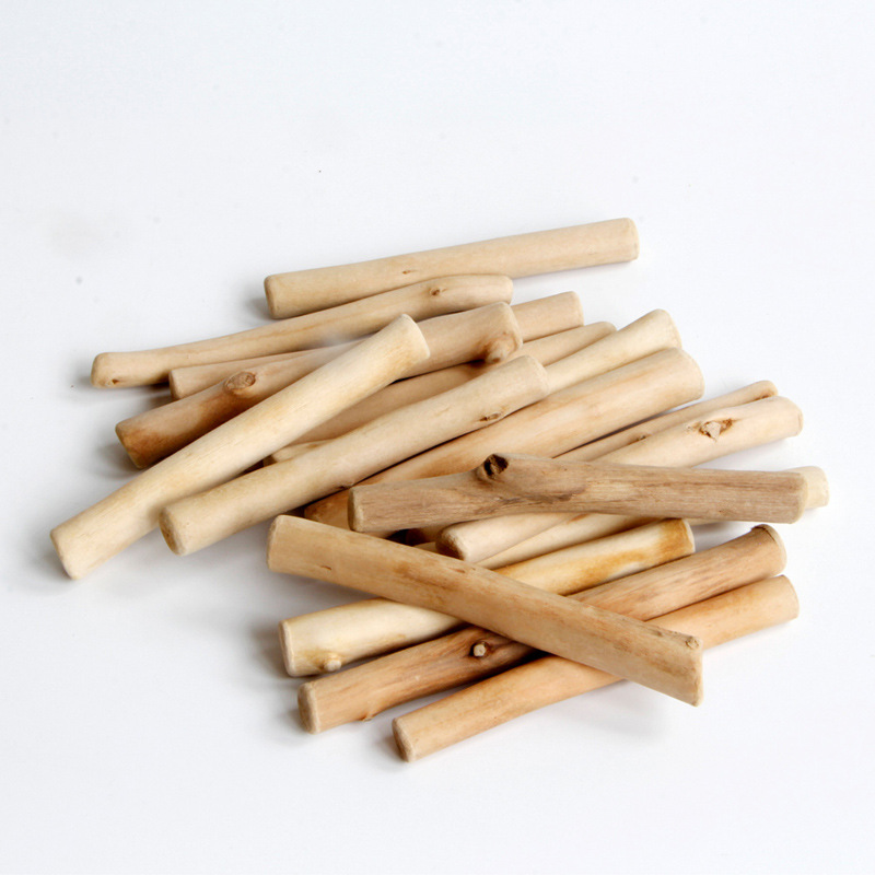 Natural Driftwood Anticorrosive Wood Handicraft Raw Materials Wood Chips Sticks Wooden DIY Crafts Home Wedding Party Decoration