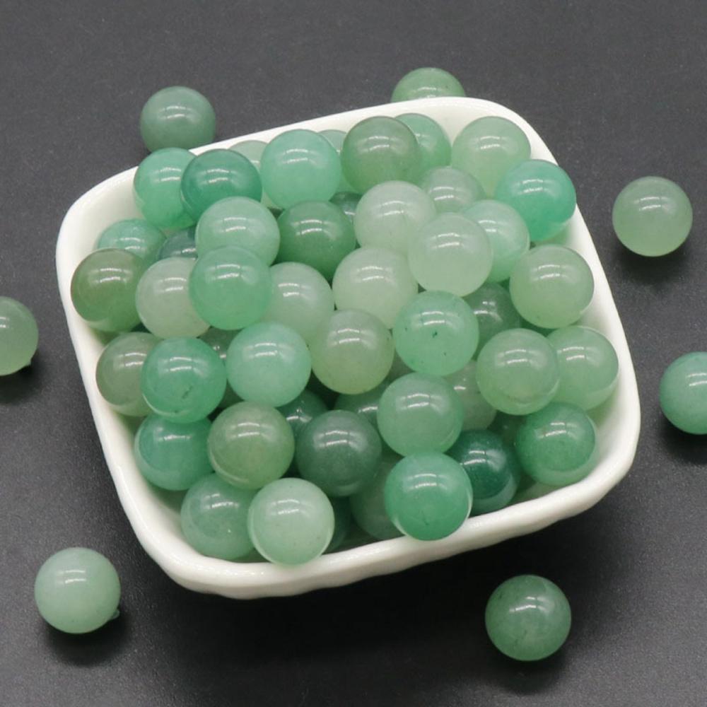 20MM Green Aventurine Chakra Balls for Stress Relief Meditation Balancing Home Decoration Bulks Crystal Spheres Polished