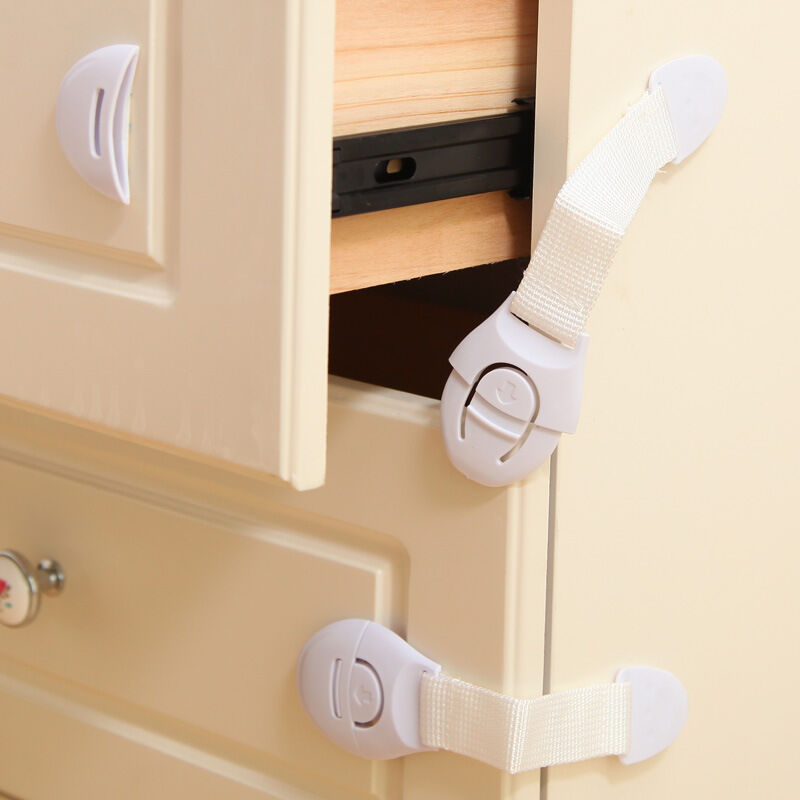 Toddler Safety Protection Lock 1pcs Useful Infant Baby Drawer Door Cabinet Freezer Cupboard Locks For Child