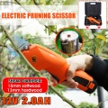 Meigar 12V Cordless Pruner Lithium-ion Pruning Shear Efficient Fruit Tree Bonsai Pruning Electric Tree Branches Cutter