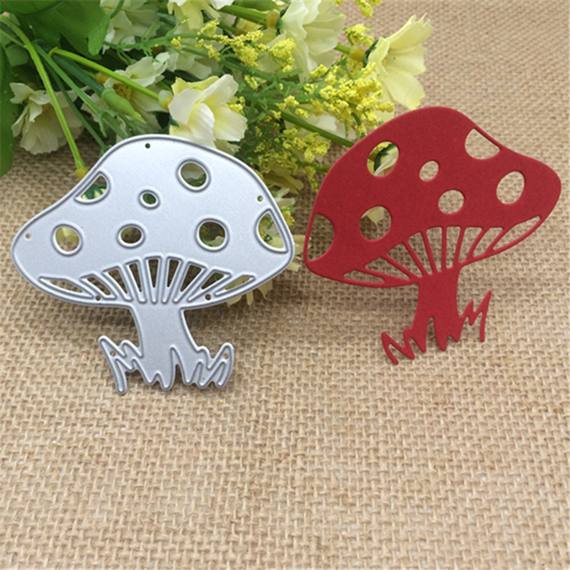 Mushroom Metal Cutting Dies Stencil Scrapbooking Photo Album Card Paper Embossing Craft DIY