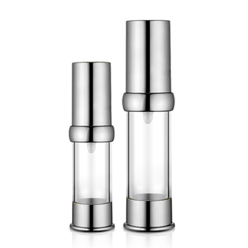 5015 4 Gold And Silver Airless Bottle