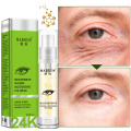 24K Golden Collagen Firming Essence Moisture Eye Cream Anti-Wrinkle Anti-Age Hyaluronic Acid Remover Dark Circles TSLM2