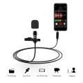 FIFINE Lavalier Lapel Microphone for Cell Phone DSLR Camera,External Mic for /YouTube/ Vlogging Video /Interview/ Podcast -C2