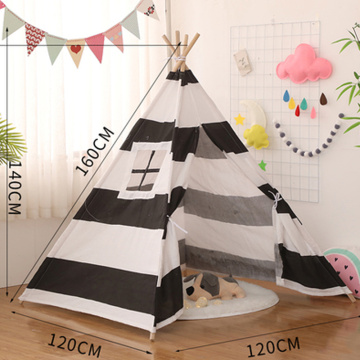 Portable 1.6M Kids Tent Play House For Children Tents Cabana Tipi Infantil Baby Kids Play Teepee Wigwam Castle Carpet Mats Toy