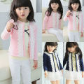 Toddler Baby Girls Kids Lace Cardigan Jacket Coat Long Sleeve Knit Outwear Tops