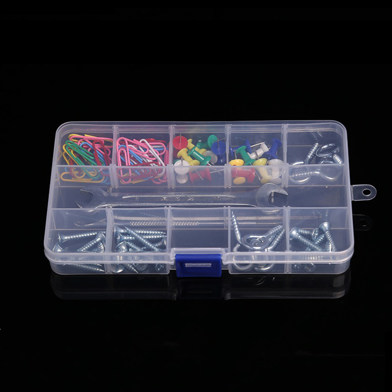 15 Grid Storage Box Plastic Box Jewelry Finishing Jewelry Box Electronic Components Tools Fishing Tackle Saving Packaging Box