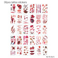 30pc tattoo sticker