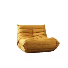Sofa Leisure Single Seat Chair for Balcony Upholstery Fabric Contemporary Japanese Floor Sofa Chinese Bean Bag Sofa
