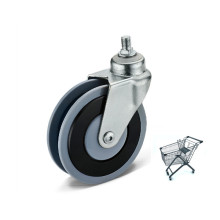 ;light Duty Caster With White Pp,Pu,Hard Rubber,TPR Plastic Fixed Small Caster Wheel