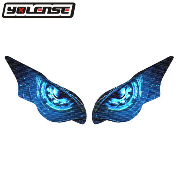 For HONDA CBR1000RR CBR 1000RR CBR1000 RR 2008-2011 Motorcycle Accessories 3D Front Fairing Headlight Sticker Guard