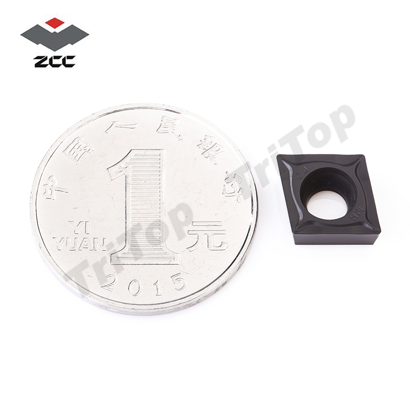 Free Shipping ZCC TOOL CCMT 09T304 HM YBC252 (10pcs/lot) ZCC . CT Cemented Carbide Cutting tools ZCCC CCMT09T304 turning inserts