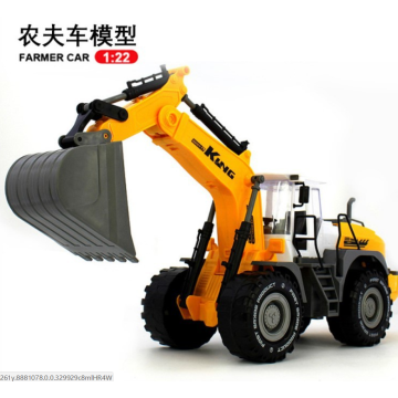 1:22 Big Size Excavating Machinery Kids Toys Toy Truck Engineering Vehicle Model Beach Toy Car Farmer Road Roller