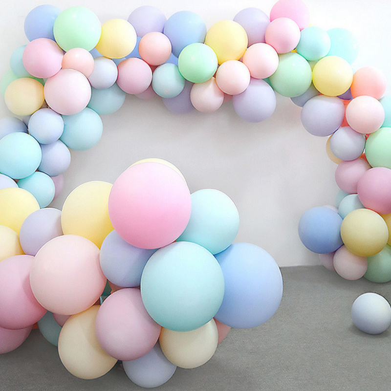 20pcs/lot 10inch Multicolor Macaron Balloons Pastel Candy Latex Inflatable Balloon Baby Shower Birthday Wedding Party Decoration