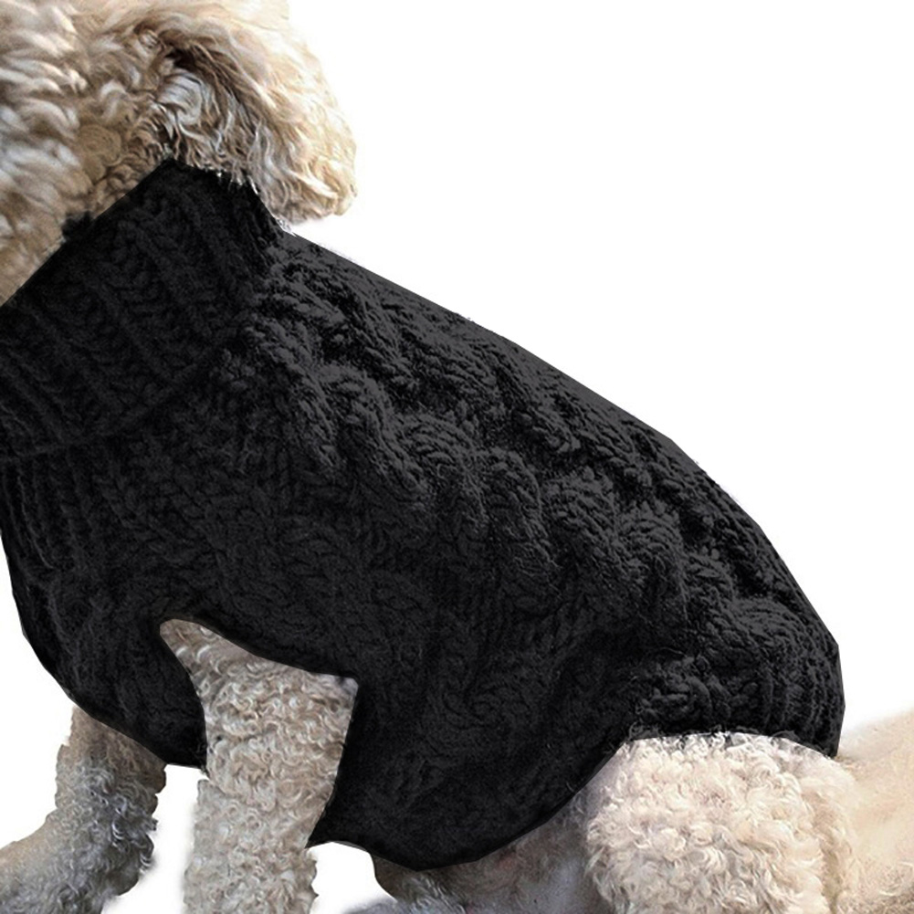 Small Dog Knit Jackets Sweater Pet Cats Puppy Coat Clothes Warm Costume Apparel Pet Sweater FAS6