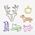 100Pcs Dog Shaped Paper Clips Creative Animal Shape Clip For Bookmark Office School Stationery Notebook Memo Note Agenda Pad