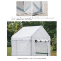 Outdoor Garden Greenhouse 3 Layers Large Walk-in Greenhouse With Steel Frame PE Mesh Cloth Cover Warm Ventilated Nursery