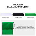 Foldable Backdrop Cloth Color Polyester Plended Fabric Background Photo Studio Photography Screen Chromakey Black White Green