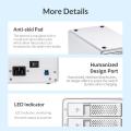 ORICO 4 bay 3.5 inch USB3.0 to SATA HDD Enclosure Aluminum Support 64TB HDD Docking Station with 150W Internal Power Adapter