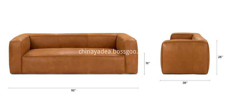 Size-of-Cigar-Leather-Sofa