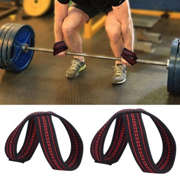 Fitness Safety Figure 8 Weight Lifting Straps Wrist Support Gym Training Support Hand Protective Sleeves