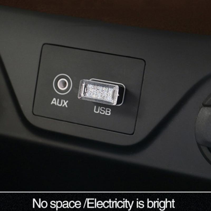Mini Car Light LED Light Auto Interior Usb Modeling USB Atmosphere Light Plug And Play Car Lights Auto Product Car Accessories