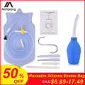 Enema Bag Sets for Colon Cleansing with Silicone Hose Health Anal Vagina Cleaner Washing Enema Kit Flusher Constipation Wash