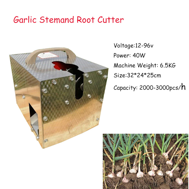 Electric fresh garlic root cutter garlic stem cutting machine Onion Root Cutting Machine Garlic Root and stem Cutter Machine