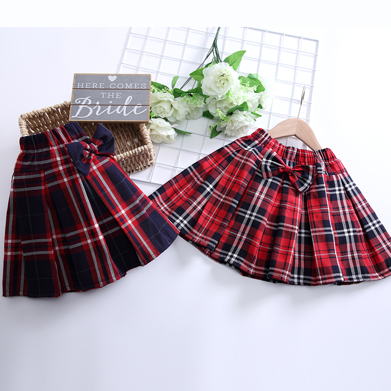 Classic Girls Plaid Skirt College Style Skirts for Girls Children School Girl Skirt Baby Girl Summer Clothes Little Kids Costume